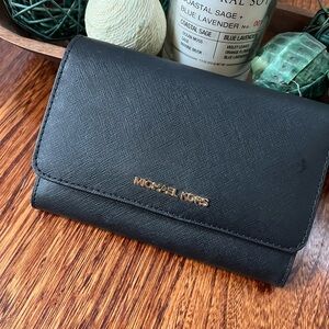 Michael Kors Black Leather Wallet